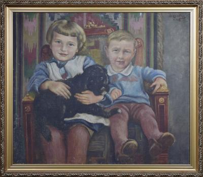 Dzieci z pieskiem, 1937
