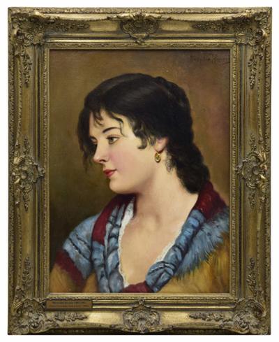 Portret lwowianki z kolczykiem