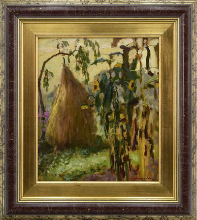 Pejzaż ze słonecznikami [Przed zimą], 1940