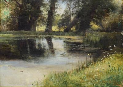 Pejzaż nadwodny, 1880