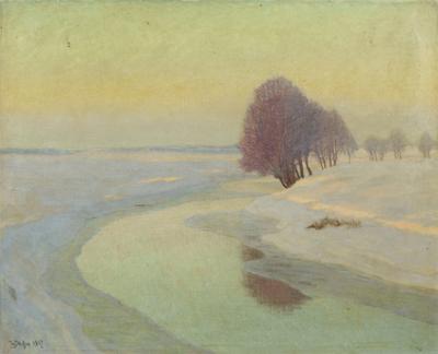 Poranek zimowy, 1927