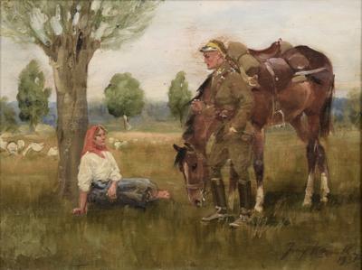 Ułan i dziewczyna, 1937