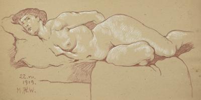 Akt leżący, 1919