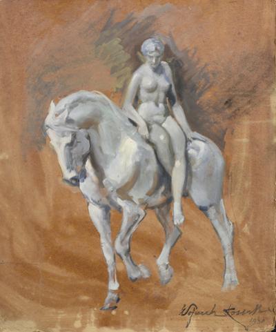 Lady Godiva - studium nieokreślonej rzeźby, 1930