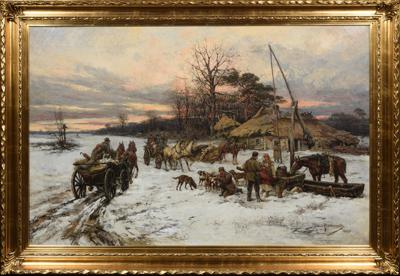 Powrót z polowania, 1895