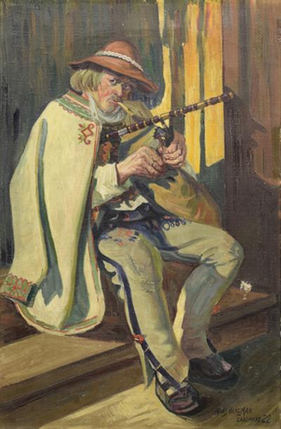 Góral z fajką, 1922