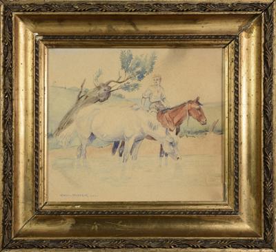Jeździec z końmi, 1933