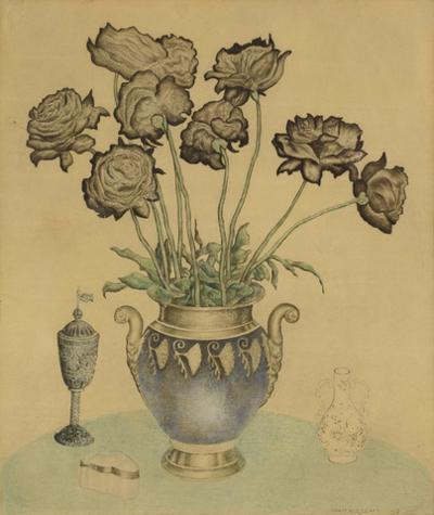 Kwiaty w wazonie, 1928