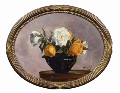 Róże w wazonie, 1922
