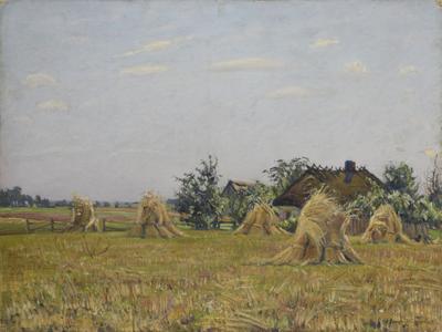 Pejzaż ze snopkami, 1923