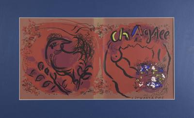 Obwoluta albumu: Chagall. Lithograph 1, 1960