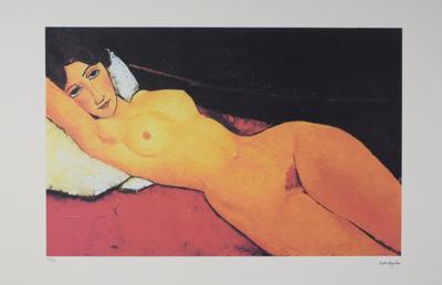 Nude Reclining [Akt leżący], 1918