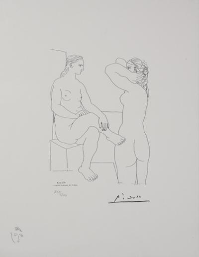 Dwie kobiety w łaźni, 1934 / 1973