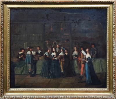 Galeria Pałacowa [Scena rodzajowa]