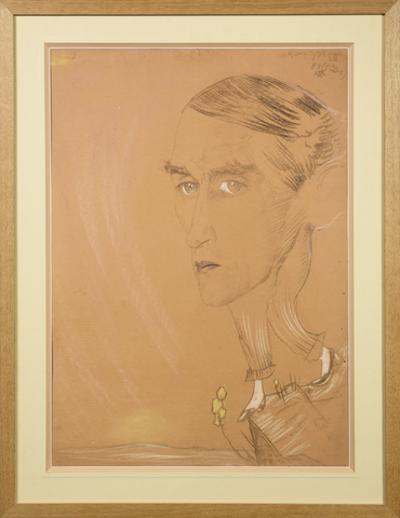 Głowa na nóżkach - Portret J.W. Pakowskiego