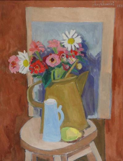 Martwa natura z kwiatami, 1958