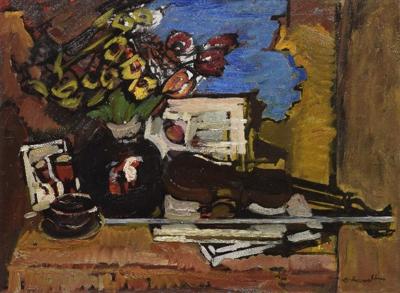 Martwa natura ze skrzypcami, 1963