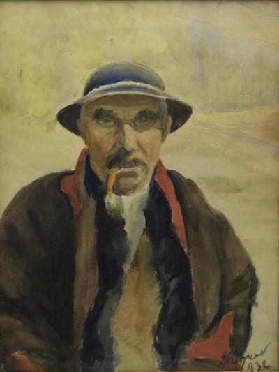 Góral z fajką, 1932