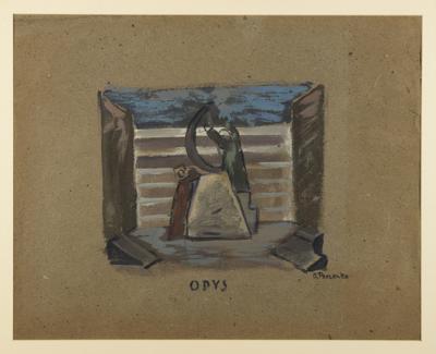 Odys I - projekt scenografii
