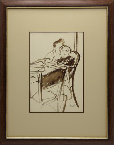 Dziecięca lektura (Tadzio Florek), ok.1900