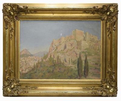 Widok na Akropol, 1938