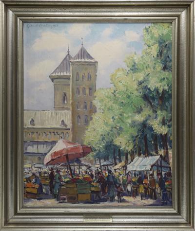 Kościół w mieście, 1954