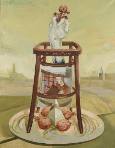 Trofea na koniec wieku [Piramidalna martwa natura], 1999