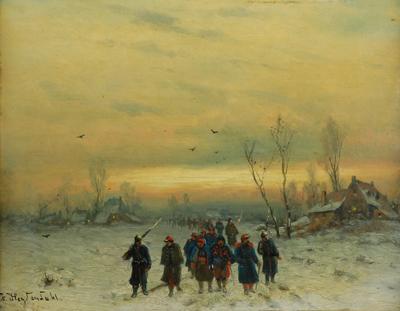 Konwój jeńców, ok. 1880