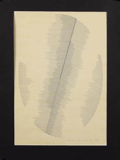 Kompozycja abstrakcyjna - z cyklu: Owale, 1992