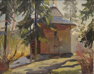 Drewniany kościółek, 1936