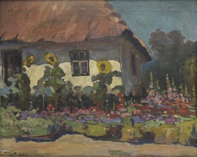 Ogród latem