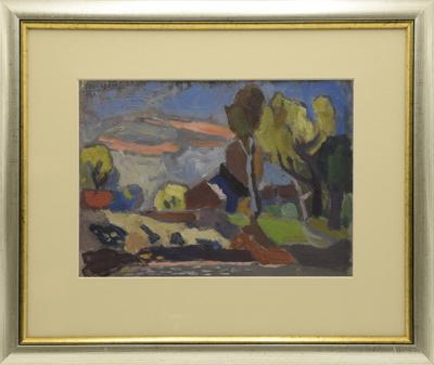 Pejzaż o zachodzie słońca, 1953