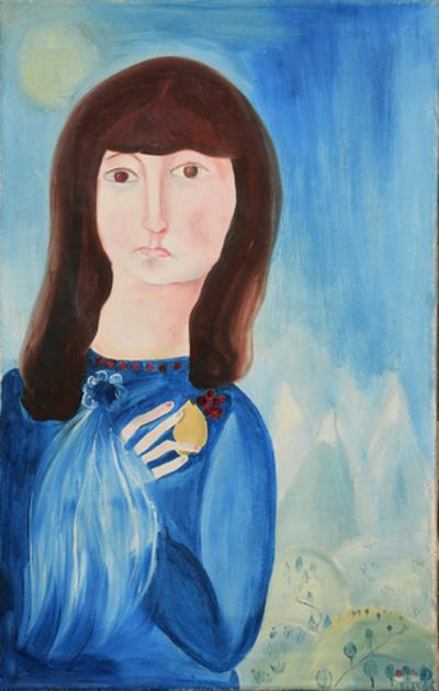 Autoportret z cytryną, 1965