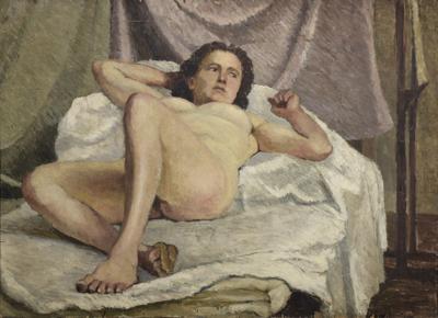 Obraz dwustronny: Polonia / Akt, 1935