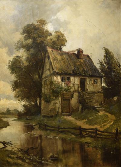 Pejzaż z chatą, 1904