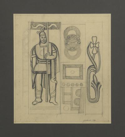 Kompozycja ze św. Florianem, 1927
