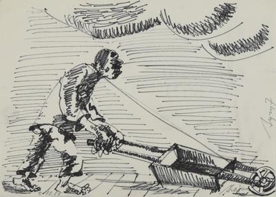 Ilustracja do Życia Literackiego, 1985