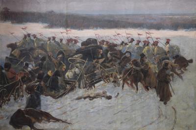 Fragment panoramy „Berezyna”, ok. 1896