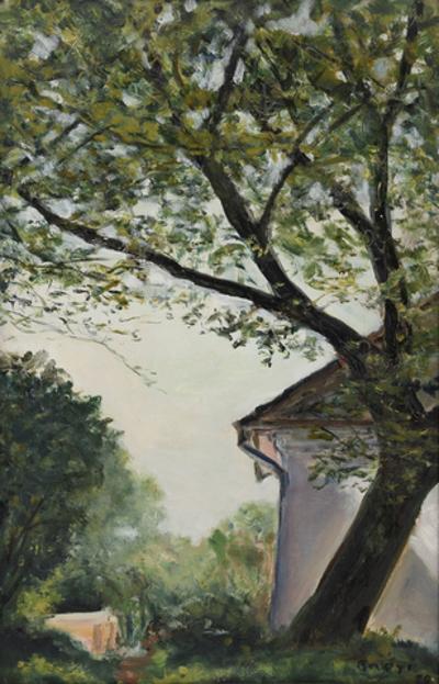 Pejzaż z drzewem, 1970