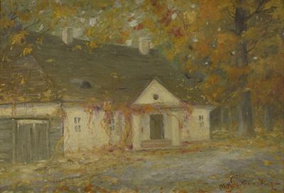 Dworek jesienią