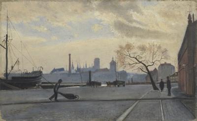 Widok Gdańska, 1910