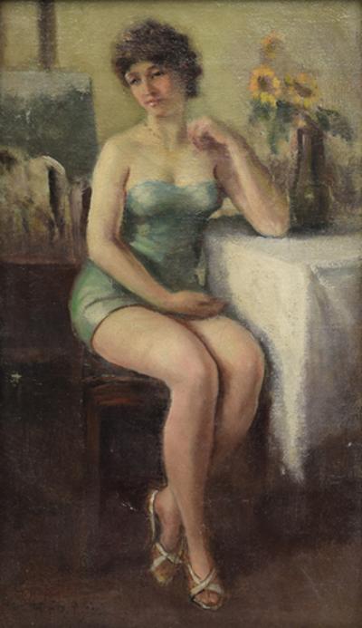Portret siedzącej kobiety, 1937