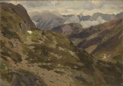 Góry [Tatry?], 1888