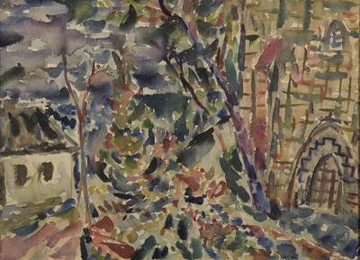 Fragment kościoła św. Zofii w Bobowej