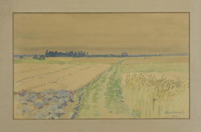 Pejzaż z polem, 1926