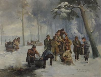 Po polowaniu, 1950