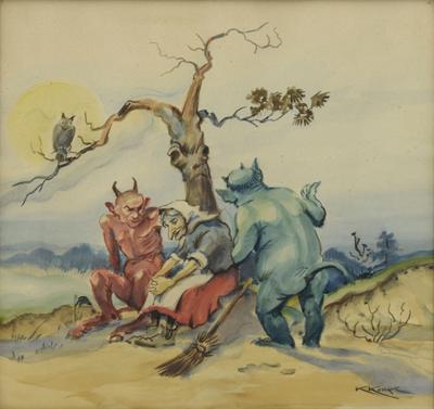 Baba z diabłami, 1944