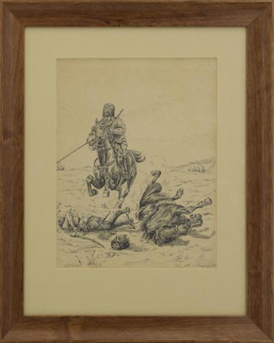 Kozak na koniu, 1929