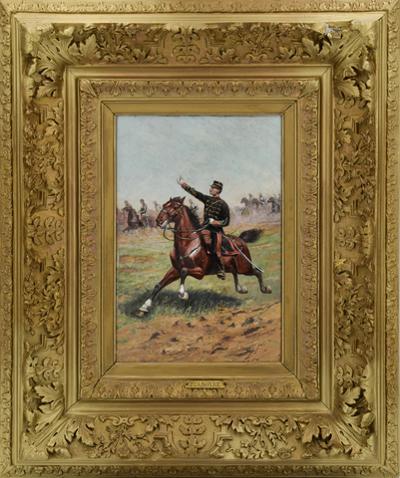 Kawalerzysta XII regiment jazdy konnej, 1888