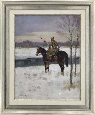 Ułan na koniu, 1934 (?)